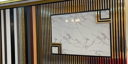 PANELING FOR WALL AND CEILING DECORATION - POLYMER RAW MATERIAL - DV120-SA 12 cm