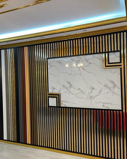 PANELING FOR WALL AND CEILING DECORATION - POLYMER RAW MATERIAL - DV120-SA 12 cm