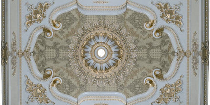 PALACE CEILING ROSE - POLYSTYRENE - RECTANGULAR - DD120160-P - ELEGANCE PATINA 120*160cm
