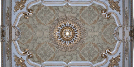 PALACE CEILING ROSE - POLYSTYRENE - RECTANGULAR - DD140200-P - ELEGANCE PATINA 140*200cm