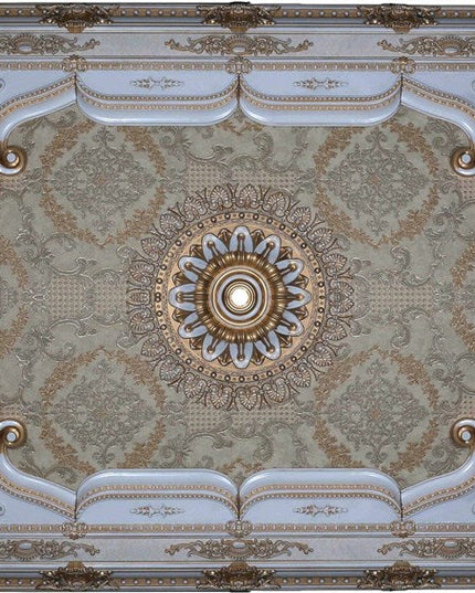 PALACE CEILING ROSE - POLYSTYRENE - RECTANGULAR - DD140200-P - ELEGANCE PATINA 140*200cm