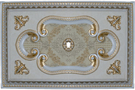 PALACE CEILING ROSE - POLYSTYRENE - RECTANGULAR - DD6090-P - PATINA 60*90cm