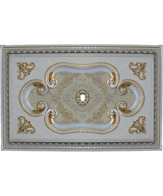 PALACE CEILING ROSE - POLYSTYRENE - RECTANGULAR - DD6090-P - PATINA 60*90cm