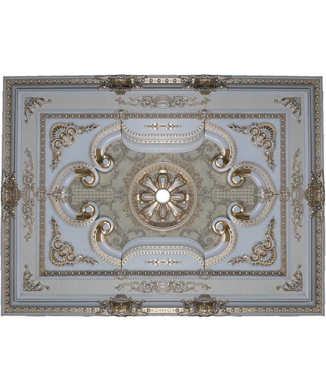 PALACE CEILING ROSE - POLYSTYRENE - RECTANGULAR - DD90120-P- PATINA  90*120cm