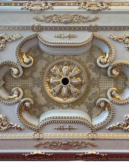 PALACE CEILING ROSE - POLYSTYRENE - RECTANGULAR - DD90120-P- PATINA  90*120cm