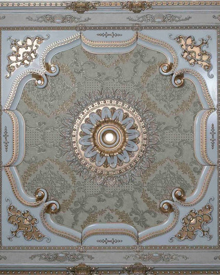 PALACE CEILING ROSE - POLYSTYRENE  - SQUARE - DK150-P - PATINA 150*150cm