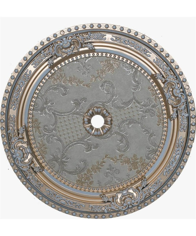 PALACE CEILING ROSE - POLYSTYRENE - DO60-P- CIRCULAR PATINA 60cm