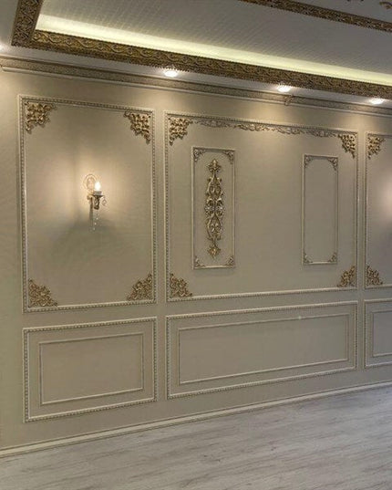 CEILING AND WALL MOTIF - POLYSTYRENE -  DGP34-P - DAISY PATINA 10*65cm